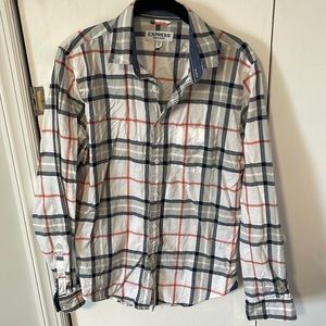 Express mens button down shirt